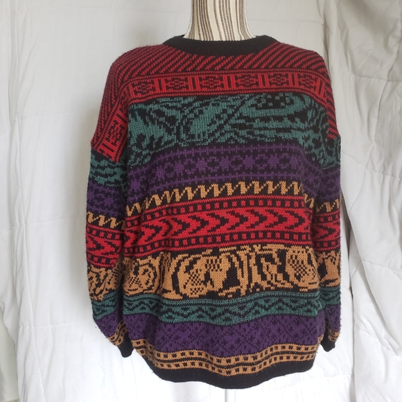 Vintage Crewneck Grandpa Sweater - Picture 3 of 5